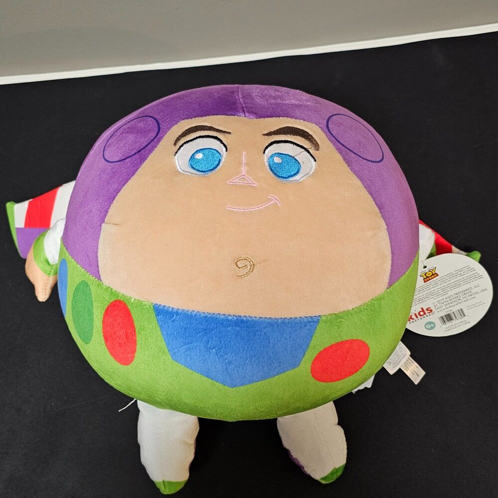 Disney Baby Buzz Lightyear Cuddle Pals Toy Story Large Round Plush 14" Toy NWT